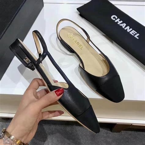 chanel slingback flats replicas|chanel slingback price.